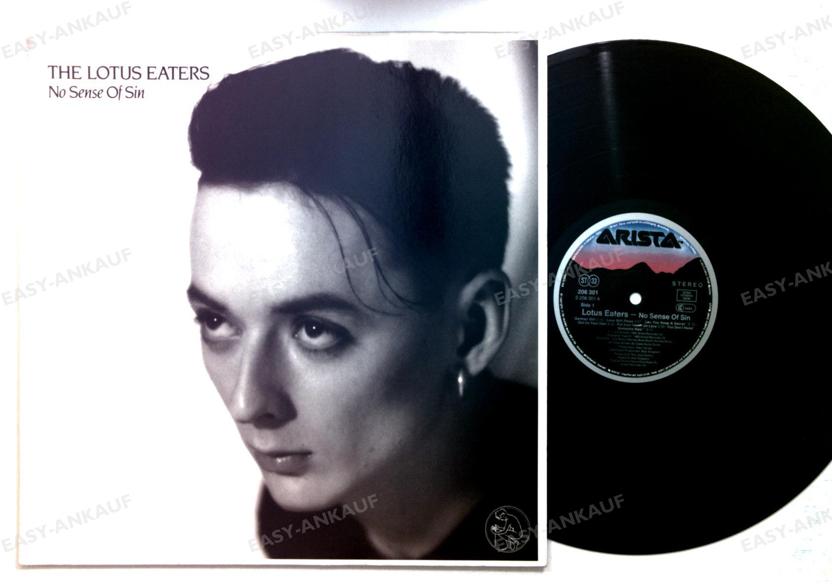 The Lotus Eaters - No Sense Of Sin GER LP 1984 + Innerbag //2 - Picture 1 of 1
